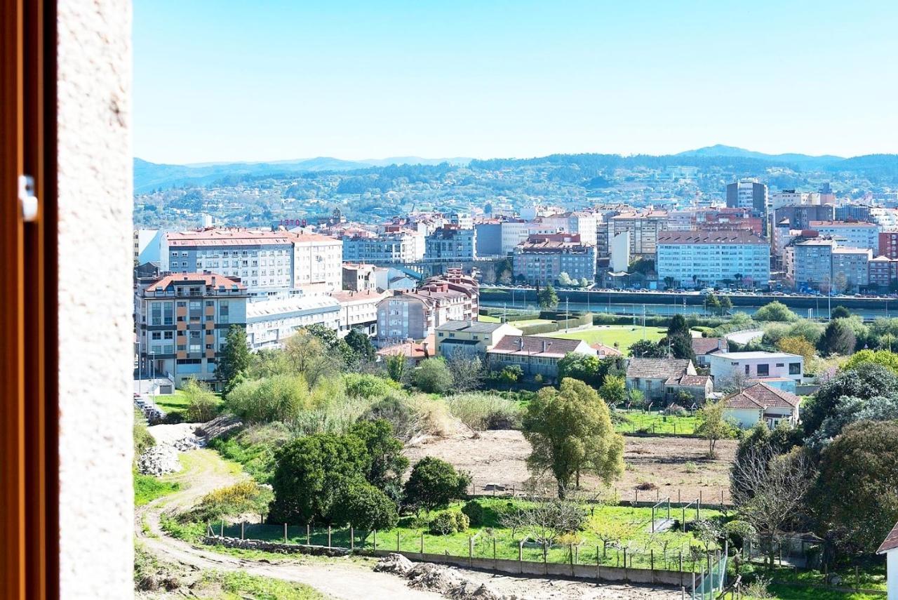 Apt Soleado Y Silencioso - Garaje- A 17 Min Andando Del Centro De ปอนเตเบดรา ภายนอก รูปภาพ